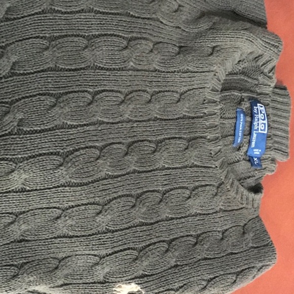 Polo Cable Knit Sweater - Picture 1 of 2